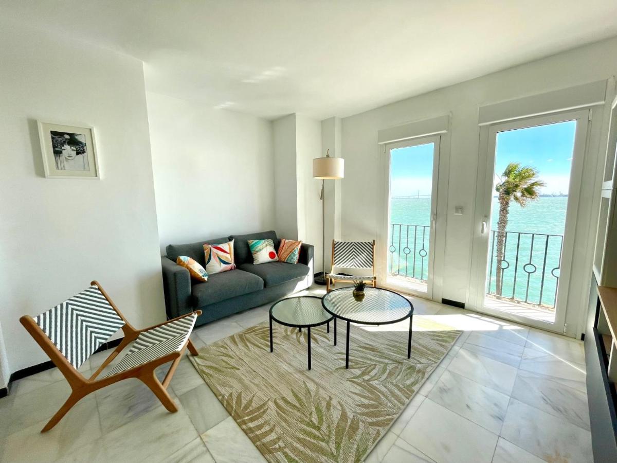 Gatu Villa Oceano Frente Al Mar En Puerto Sherry " Preferente Mayores De 25 Anos Y Familias " Эль-Пуэрто-де-Санта-Мария Экстерьер фото