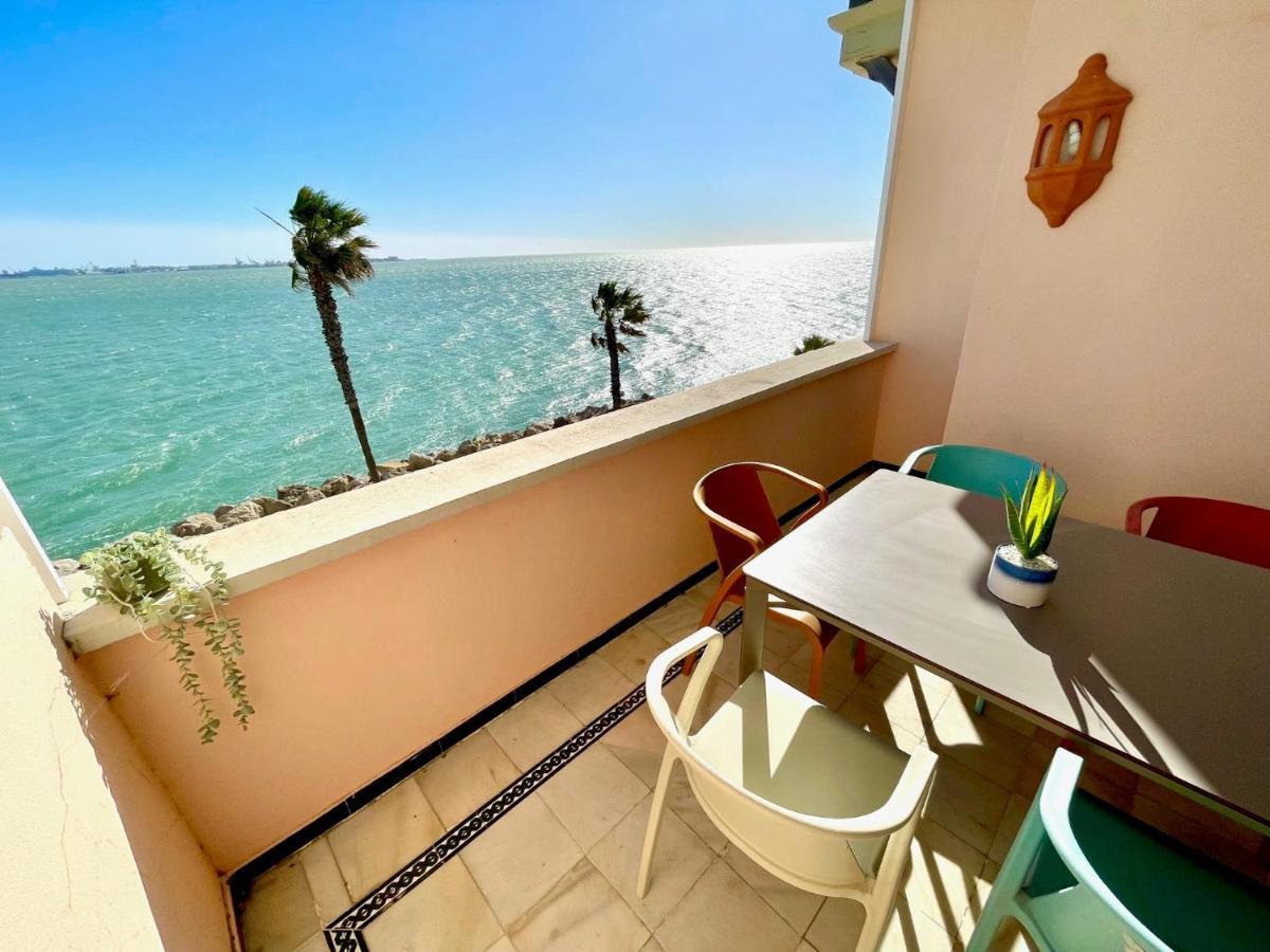 Gatu Villa Oceano Frente Al Mar En Puerto Sherry " Preferente Mayores De 25 Anos Y Familias " Эль-Пуэрто-де-Санта-Мария Экстерьер фото