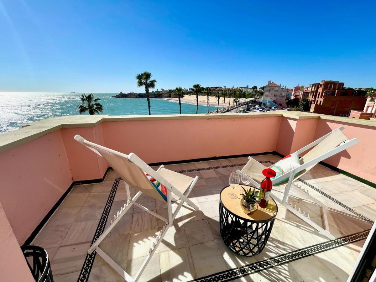 Gatu Villa Oceano Frente Al Mar En Puerto Sherry " Preferente Mayores De 25 Anos Y Familias " Эль-Пуэрто-де-Санта-Мария Экстерьер фото